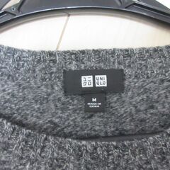 ユニクロ　ニット　Mサイズ　メンズの画像