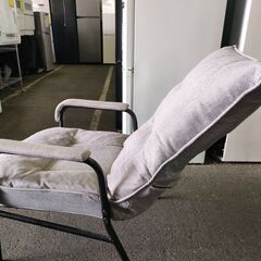 ジャングル×2和泉大型良品館　リクライニングチェア　グレー　オフィス　リビング　リラックス【R239】の画像