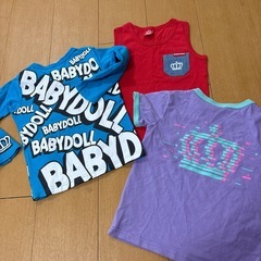 BABYDOLL 3枚セット 110cmの画像