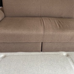 ニトリ二人用ソファの画像