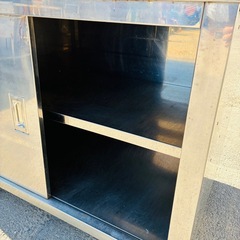 ⭐️業務用⭐️120サイズ　ステンレス作業台　キャビネット　中栄工業の画像