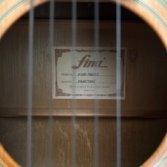 アコースティックギター fina faw700NTの画像