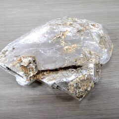 天然石 鉱物 カルサイト 方解石 原石 氷州石 オプティカルカルサイト 透明 クリアカルサイト 重量約1167ｇ 鉱石 苫小牧西店の画像