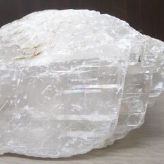 天然石 鉱物 カルサイト 方解石 原石 氷州石 オプティカルカルサイト 透明 クリアカルサイト 重量約1167ｇ 鉱石 苫小牧西店の画像