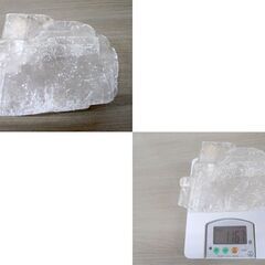 天然石 鉱物 カルサイト 方解石 原石 氷州石 オプティカルカルサイト 透明 クリアカルサイト 重量約1167ｇ 鉱石 苫小牧西店の画像