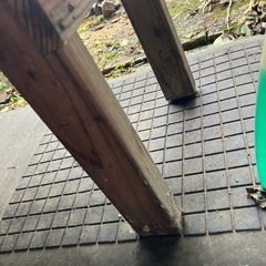 すのこ？　手作り　木製　足台　簡易脚立　ベンチの画像