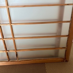 和室のガラス戸２枚　曇りガラス の画像