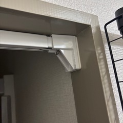 ニトリ　遮光カーテン　突っ張りレールセットの画像
