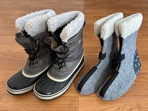 ソレル　冬用ブーツ24cm＆新品未使用インナーブーツ　セット