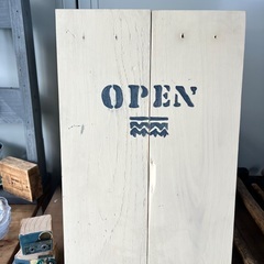 店舗用看板制作　お好きな文字書きます⭐︎ 木製 店舗用品　販促　飲食 雑貨　花の画像