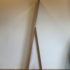 無印 オーク材ミラー・大 幅44×奥行33×高さ150.5cmの画像