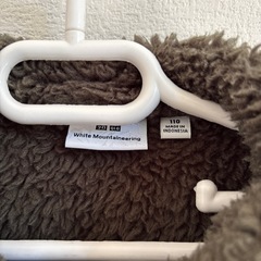 110深緑グリーンボアプルオーバーユニクロUNIQLOの画像