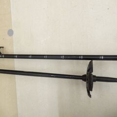 札幌市 清田区 LEKI レキ 伸縮式アルミポール ストック NEOLITE VARIO グレー×ネオンイエロー 95㎝-125㎝の画像