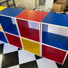 【要車両】小型カラーボックス8個セット（まとめて限定）の画像