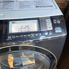 【無料で差し上げます】日立ドラム式洗濯機 BD-S7400　動作良好／引き取り限定の画像