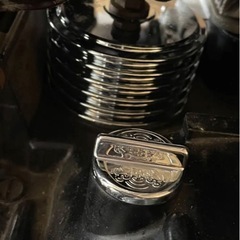 ブリーザーカバーメッキ Z2 Z1 750RS レア 旧車 アルフィン ポイントカバー KZ D1 BEET キジマ マーシャルの画像