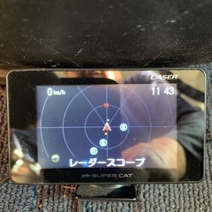 レーダー　中古　ユピテル　SUPER CAT　　　の画像