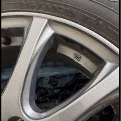 215/60 R16 95Q　DUNLOP　WINTER　MAXX　ホイール付き冬用タイヤ　4本の画像