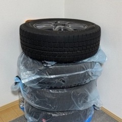 215/60 R16 95Q　DUNLOP　WINTER　MAXX　ホイール付き冬用タイヤ　4本の画像