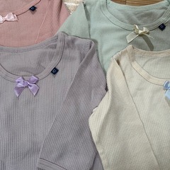 長袖肌着　90cm 4枚の画像