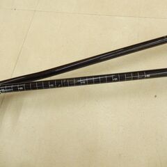 札幌市 清田区 SINANO シナノ 伸縮式アルミポール フリーX AL ブラック 100㎝-123㎝の画像