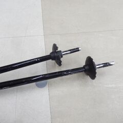 札幌市 清田区 SINANO シナノ 伸縮式アルミポール フリーX AL ブラック 100㎝-123㎝の画像