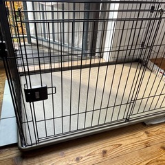 ペット用ケージ　ブラウン  W118×D73×H65cmの画像