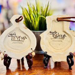 EGO ｜紳士と女の子 ペア陶板の画像