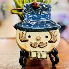 EGO ｜紳士と女の子 ペア陶板の画像