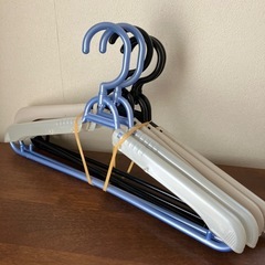 プラスチックハンガー13本の画像