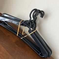 プラスチックハンガー13本の画像