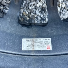 ブロックタイヤ　ホイール4本セットの画像