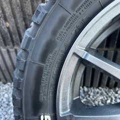 ブロックタイヤ　ホイール4本セットの画像