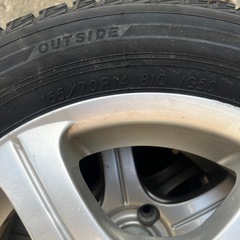 14インチ　アルミホイール付きスタッドレスの画像