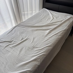 ニトリ　マットレス　と　ベットフレームの画像