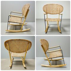 【REGASTOCK川崎店】IKEA イケア GRONADAL グローダナル ラタン ロッキングチェアの画像