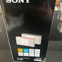 未使用品SONY パーソナルオーディオシステム　ZS-E80の画像