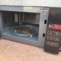 【電子レンジ】美品*使用期間半年未満*取説付きの画像