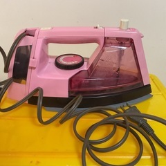 ☺️スチームアイロン  松下 アイロン NI7950  桃色  100V  700W  年式不明  の画像