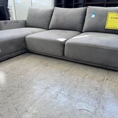 J3194【リユースのサカイ柏店】　LOWYA　ロウヤ　L字　3人掛け　ソファ　クリーニング済みの画像