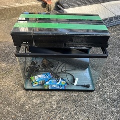 45cm 水槽セット　ライト　フィルターの画像