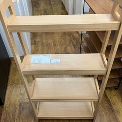 ★リユースのサカイ水戸店★  フリーラック オーク H125×D31.5×W63 クリーニング済み MT6245の画像