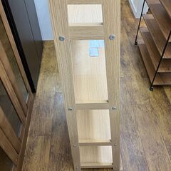 ★リユースのサカイ水戸店★  フリーラック オーク H125×D31.5×W63 クリーニング済み MT6245の画像