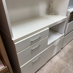 ダイニングボード　食器棚　ホワイトの画像