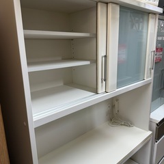 ダイニングボード　食器棚　ホワイトの画像
