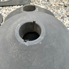 差し上げます！！ポール台座　カラーコーン重石　駐車場などに🚗の画像