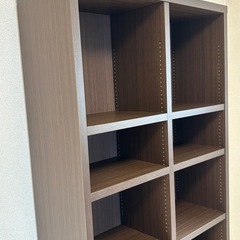 クロシオ 強化棚シェルフ（ブラウン）の画像