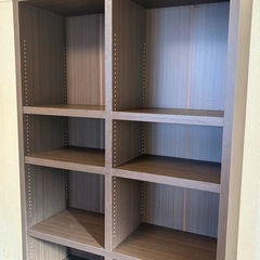 クロシオ 強化棚シェルフ（ブラウン）の画像