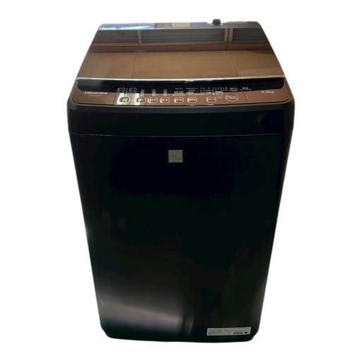 【済】ハイセンス5.5kg全自動洗濯機