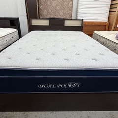 【愛品館 江戸川店 】 引き出し付き ダブルベッド NITORI（ニトリ）の画像